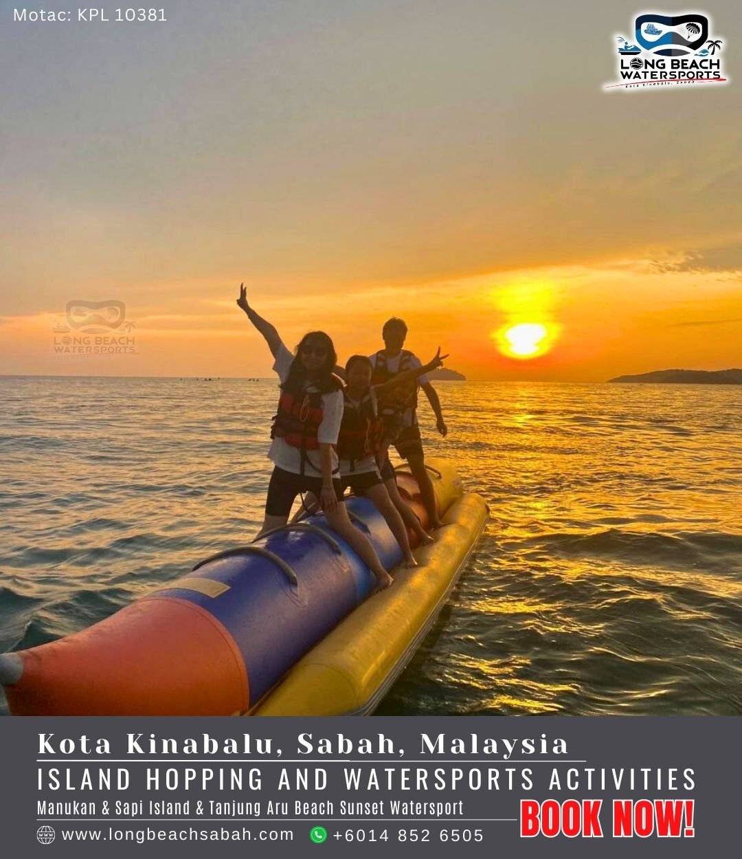 33 Long Beach watersports beach manukan mamutik island kota kinabalu sabah sunset malaysia