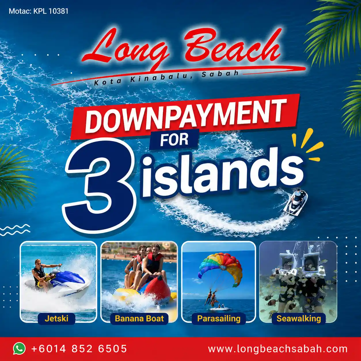 Island Hopping Down-Payment 3 islands