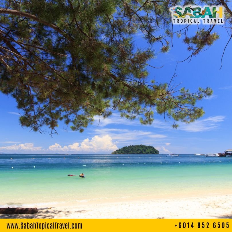61 Sabah tropical travel Kota Kinabalu manukan island hopping beach
