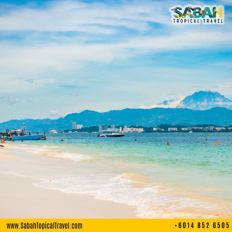 63 Sabah tropical travel Kota Kinabalu manukan island hopping beach