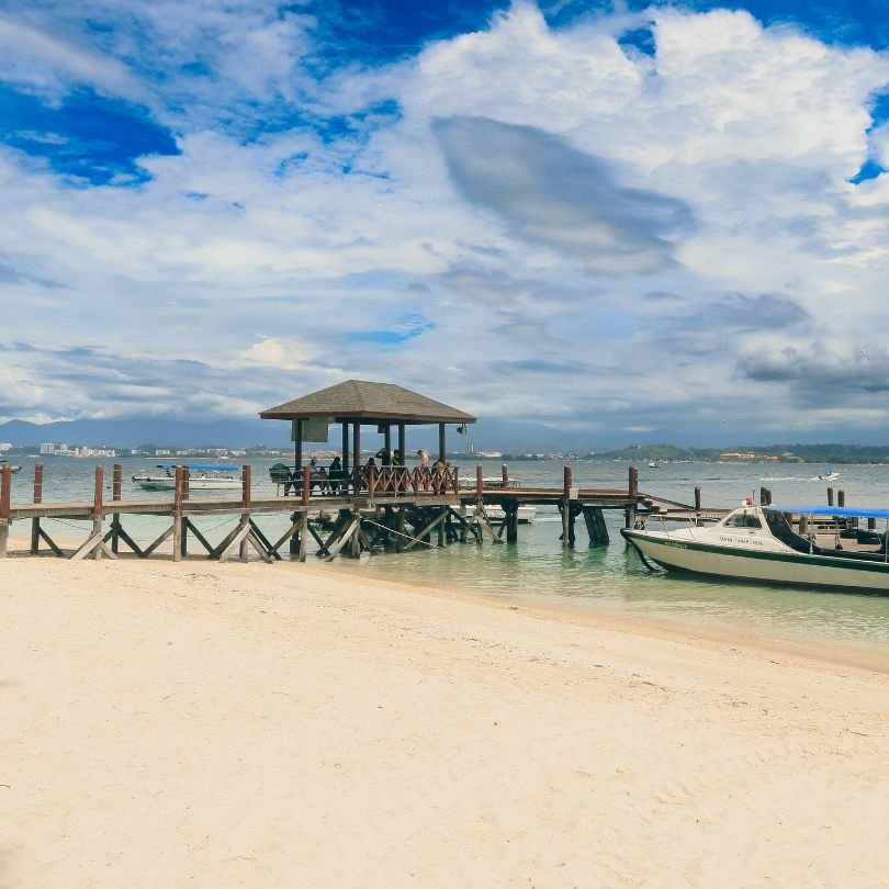 66 Sabah tropical travel Kota Kinabalu manukan island hopping beach